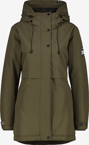 Parka mi-saison 'MarlyAK' Alife and Kickin en vert : devant