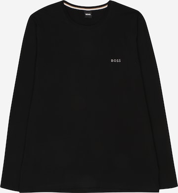 BOSS Orange - Camiseta 'Mix&Match LS-Shirt R' en negro: frente