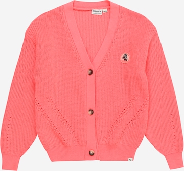 GARCIA Knit Cardigan in Pink: front