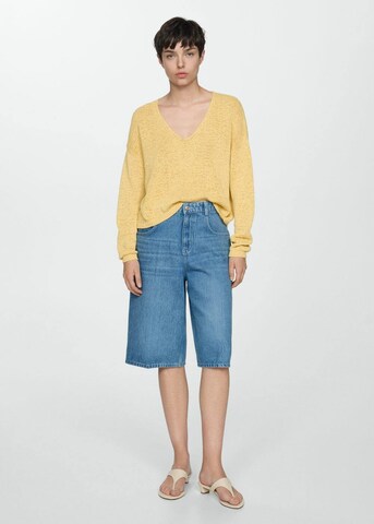 Pull-over 'Pekin' MANGO en jaune
