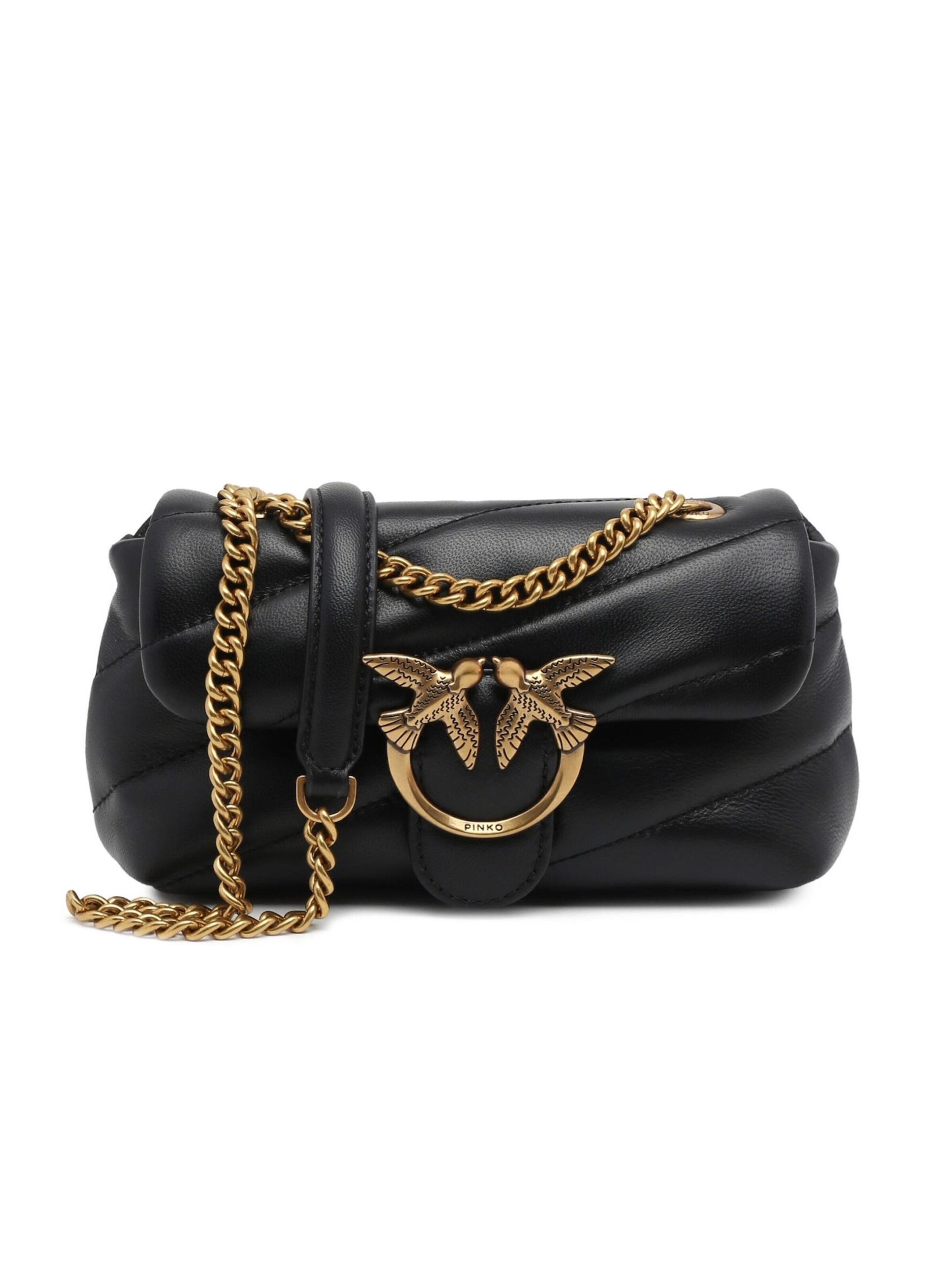 Borsa a tracolla '100040 A0F2' di PINKO in nero: frontale