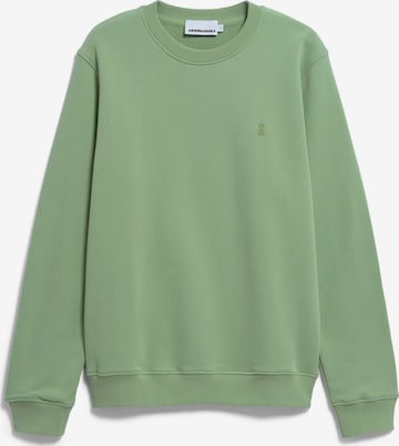 ARMEDANGELS Sweatshirt 'BAARO' in Groen: voorkant