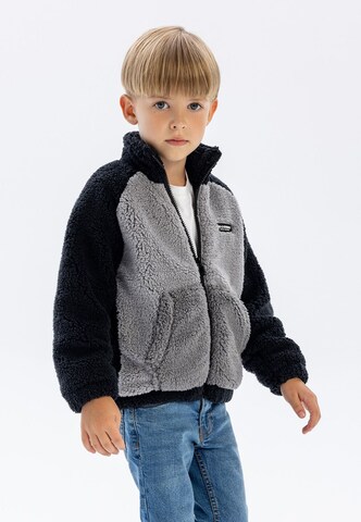 MINOTI Fleecejacke in Grau: Vorderseite