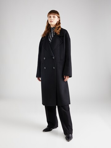 HUGO Between-Seasons Coat 'Malinete' in Black: front