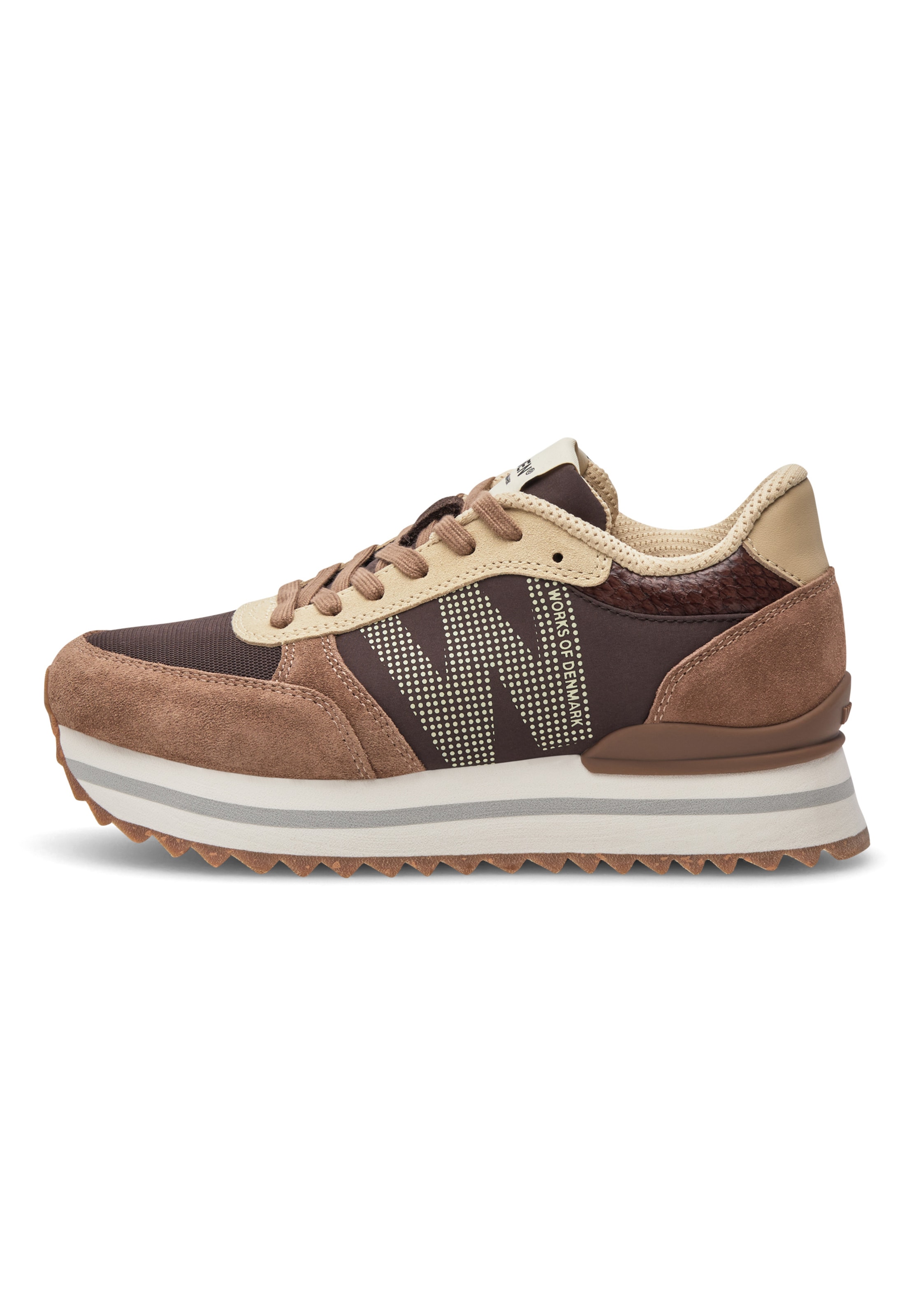 WODEN Sneaker low 'Ronja' i brun: forside