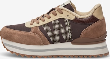 WODEN Platform trainers 'Ronja' in Brown: front