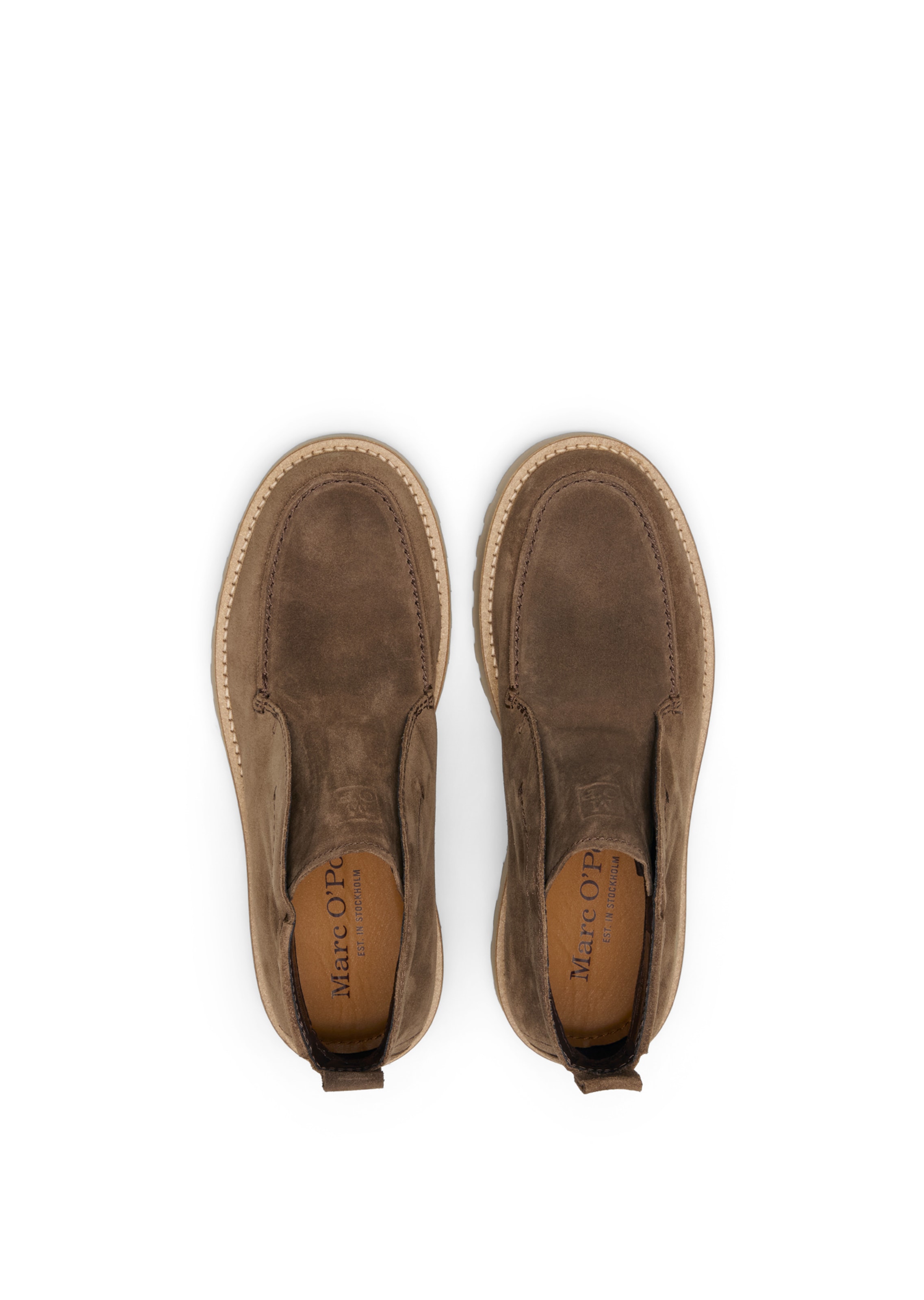 Marc O'Polo Boots 'Jack' in Brown: top
