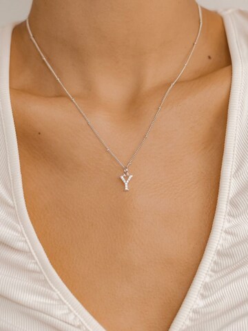 Hey Happiness - Cadena 'Letter Y' en plata