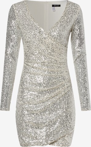 PARADI Evening Dress in Silver: front