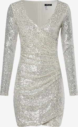 PARADI Evening Dress in Silver: front