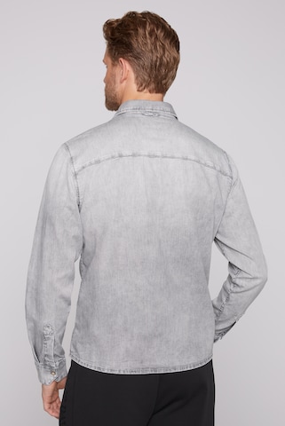 CAMP DAVID Regular fit Button Up Shirt in Grey