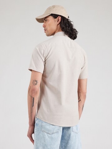 Only & Sons Regular fit Button Up Shirt 'ONSALVARO' in Beige