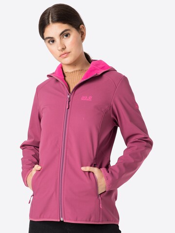 JACK WOLFSKIN Outdoor Jacket 'Northern Point' in Purple: front