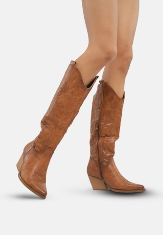 Stivale da cowboy di Salinyang in marrone
