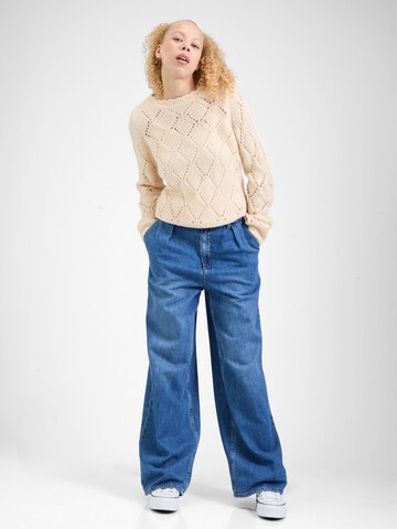 Pull-over 'VIFELINE' VILA en beige