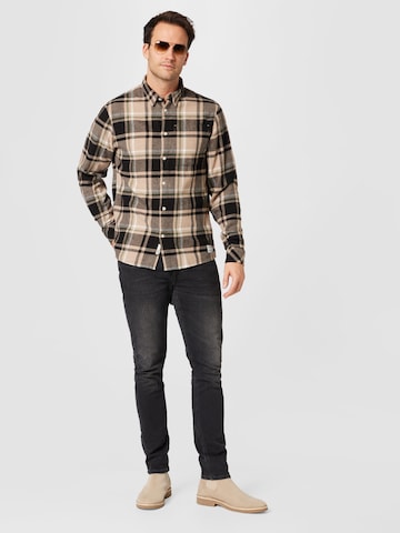 !Solid - Regular Fit Camisa 'Craig' em castanho