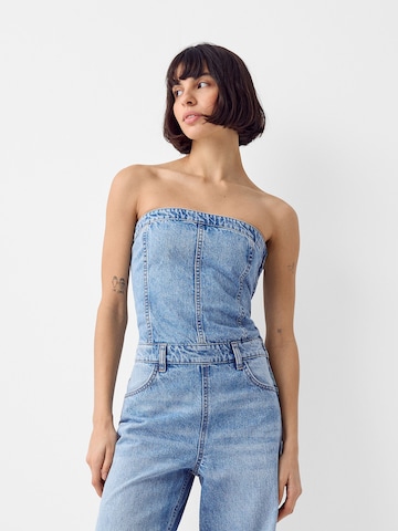 Bershka Jumpsuit in Blue