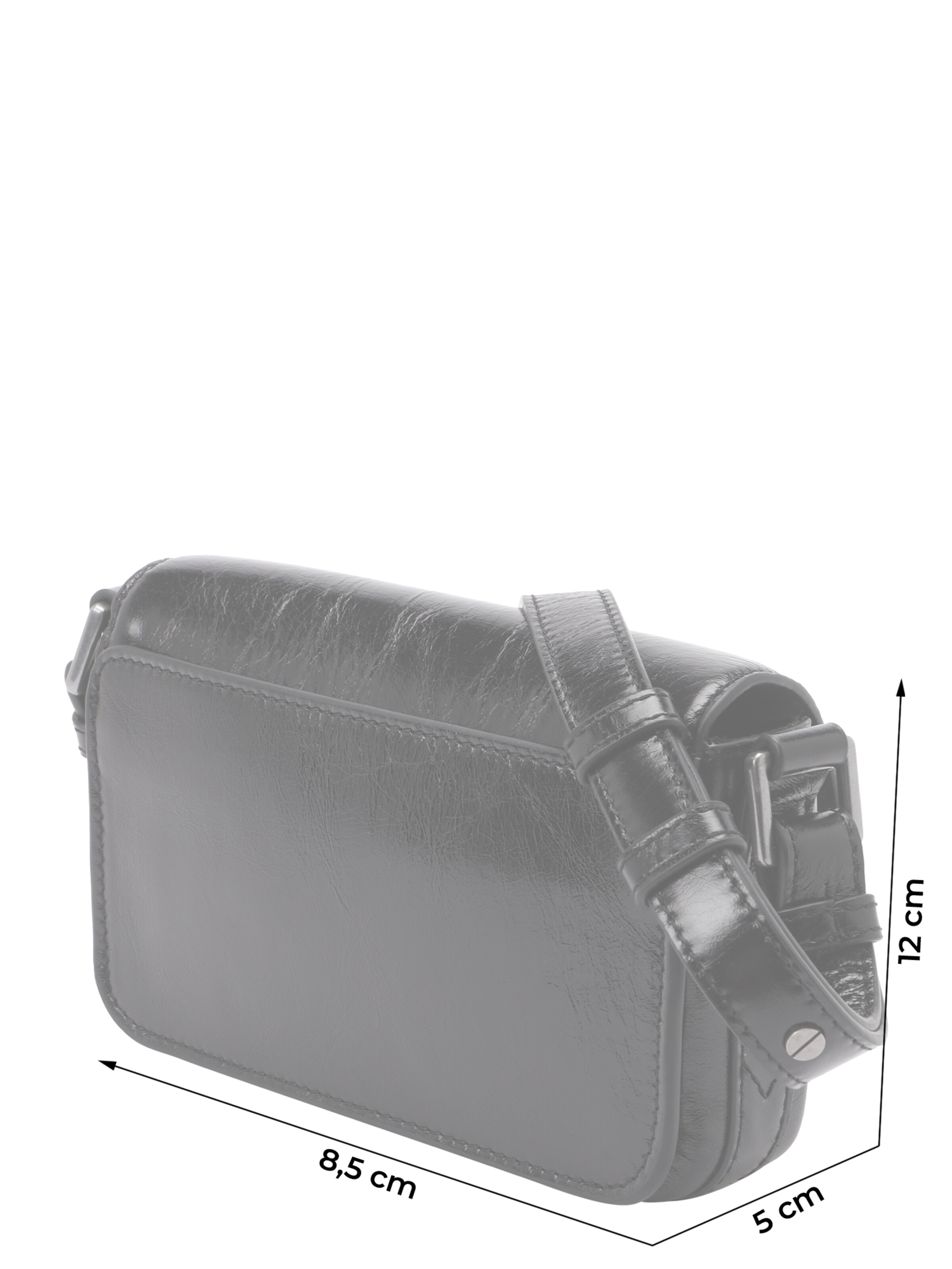 Zadig & Voltaire Axelremsväska 'ZAZI' i svart