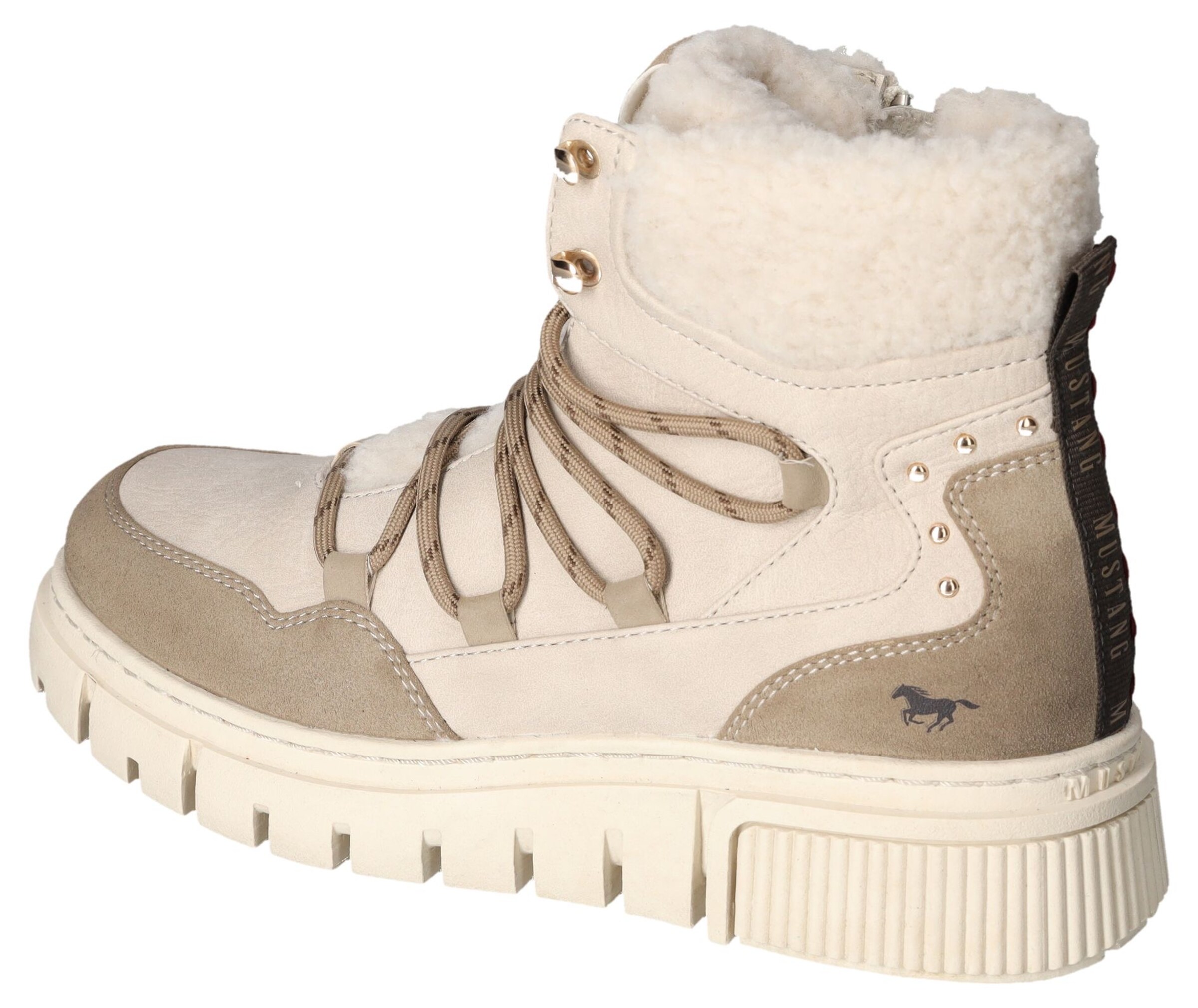 MUSTANG Snowboots in Beige