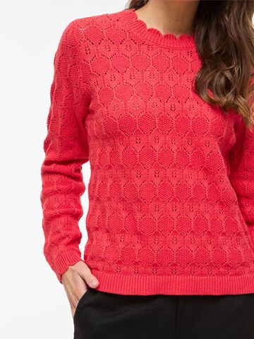 VILA Pullover 'VILowen' i rød