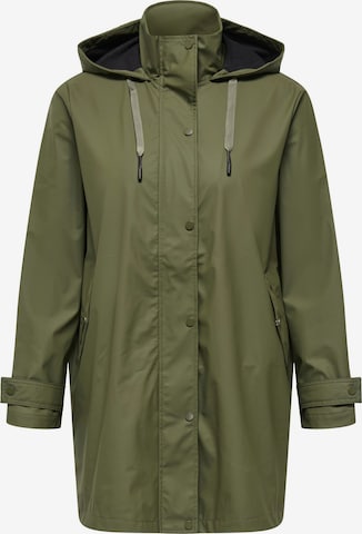 Cappotto funzionale 'CARLili' di ONLY Carmakoma in verde: frontale