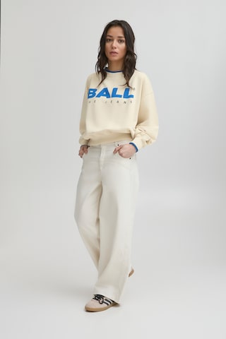 Sweat-shirt ' SIMONA' Ball en jaune