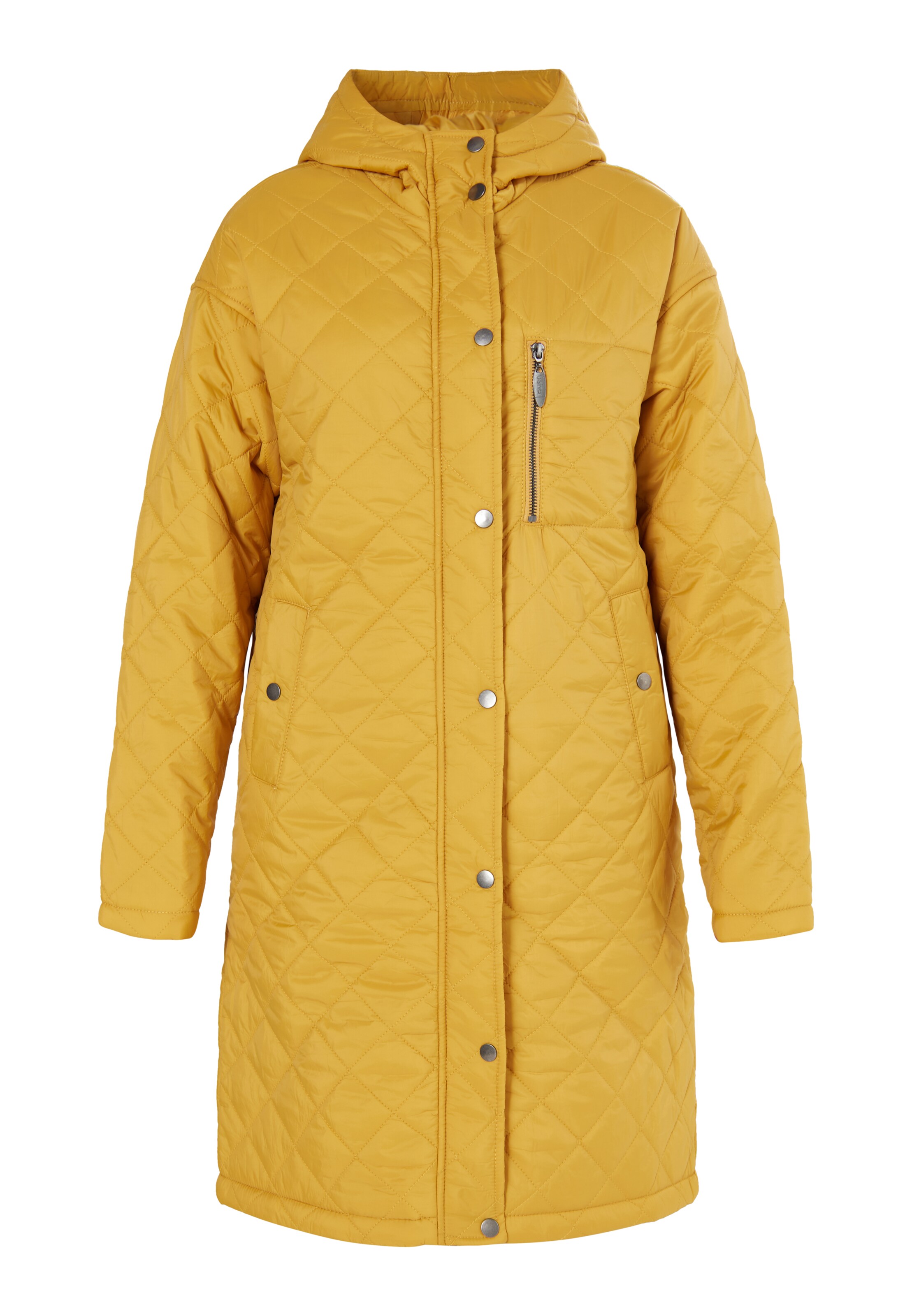 FELIPA Winter Coat in Yellow: front