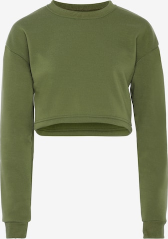 Flyweight Sweatshirt in Grün: predná strana