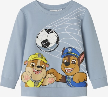 mėlyna NAME IT Megztinis be užsegimo 'NMMJAAKO PAW': priekis