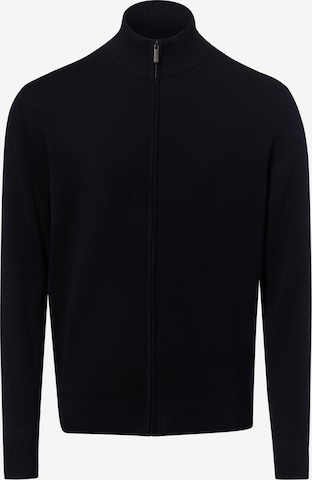 Vestes en maille Nils Sundström en bleu : devant