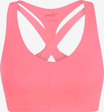 Bustino Reggiseno sportivo di PUMA in rosa: frontale