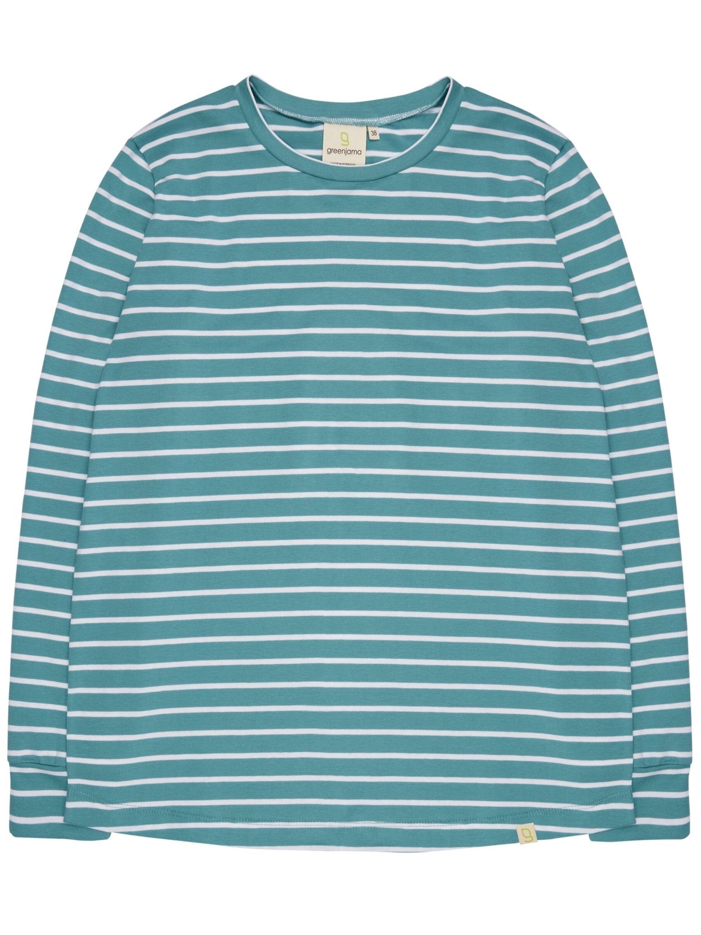 greenjama Schlafshirt‌‌‌‌‌‌ in Grün: Vorderseite