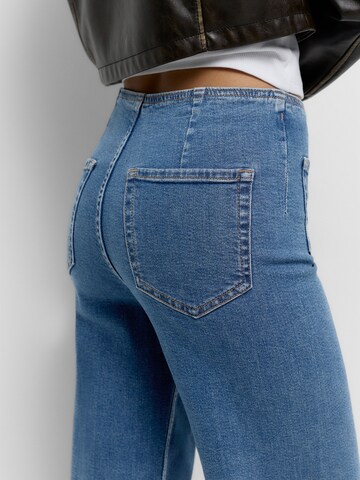 Pull&Bear Wide leg Jeans in Blue