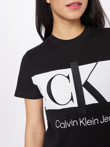 Calvin Klein Jeans Jurk in Zwart