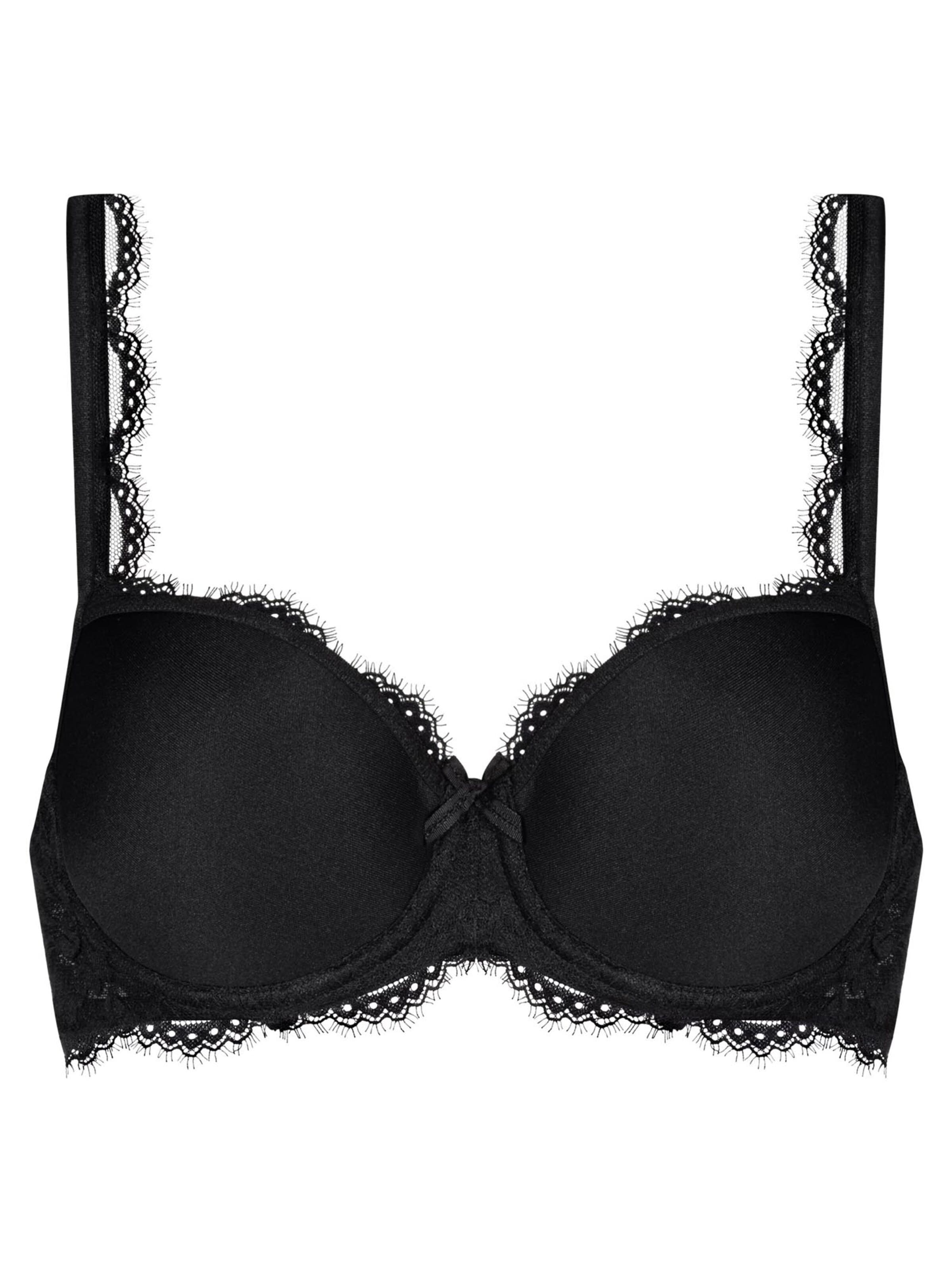 Mey Classic Bra 'Amazing' in Black: front