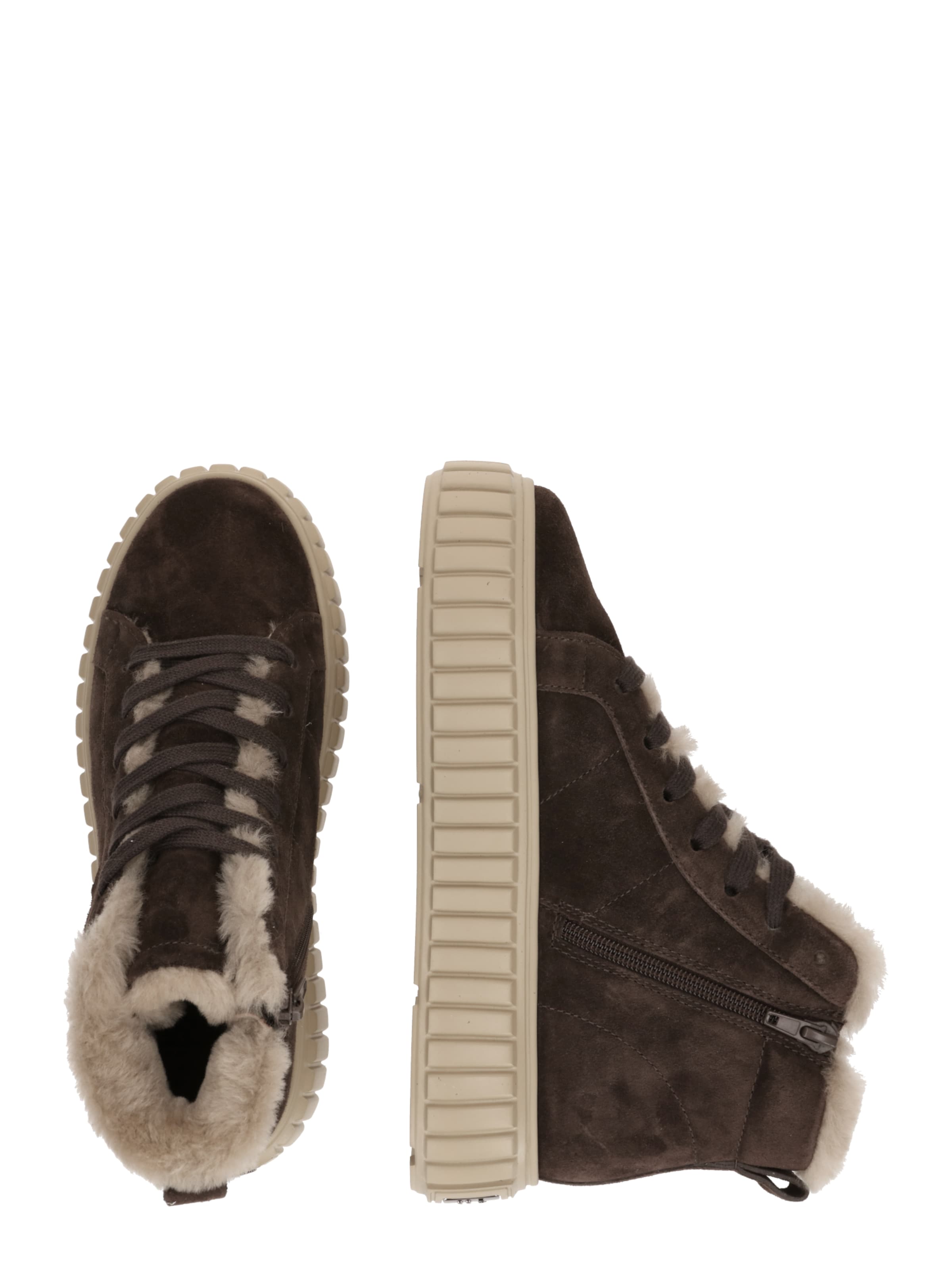 Kennel & Schmenger Šněrovací kozačky 'Zap' – hnědá