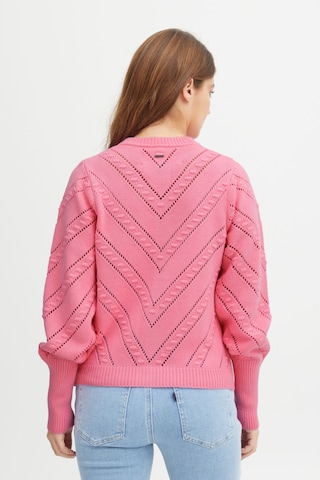 PULZ Jeans Knit Cardigan 'Amy' in Pink