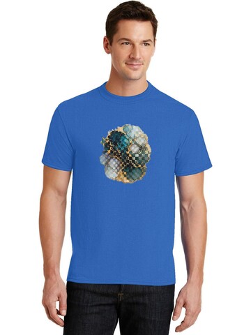 HUSKSWARE Shirt 'Grafik'‌‌ in Blau: Vorderseite