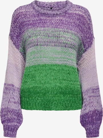 ONLY Sweater 'Almira' in Purple: front