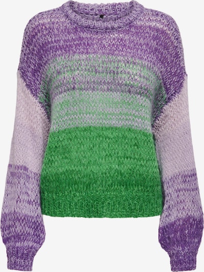 Pullover 'Almira' ONLY di colore verde chiaro / lilla pastello / lilla scuro, Visualizzazione prodotti