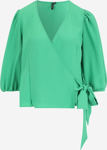 Vero Moda Petite Blouse 'PEPPER AYA' in Groen: voorkant