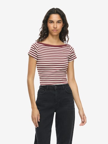 T-shirt Noisy may en beige : devant