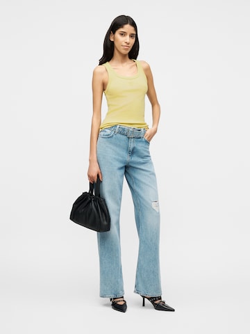 HUGO Top 'Datamia' in Yellow