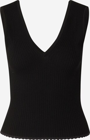 SCOTCH & SODA Knitted Top in Black: front