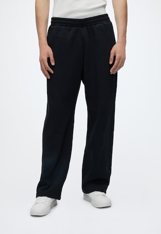 Baggy Pantalon HOLLISTER en noir : devant