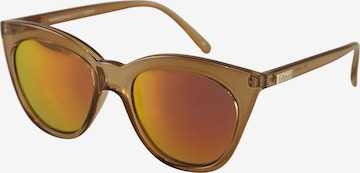 LE SPECS Sonnenbrille One Size in Braun: Vorderseite