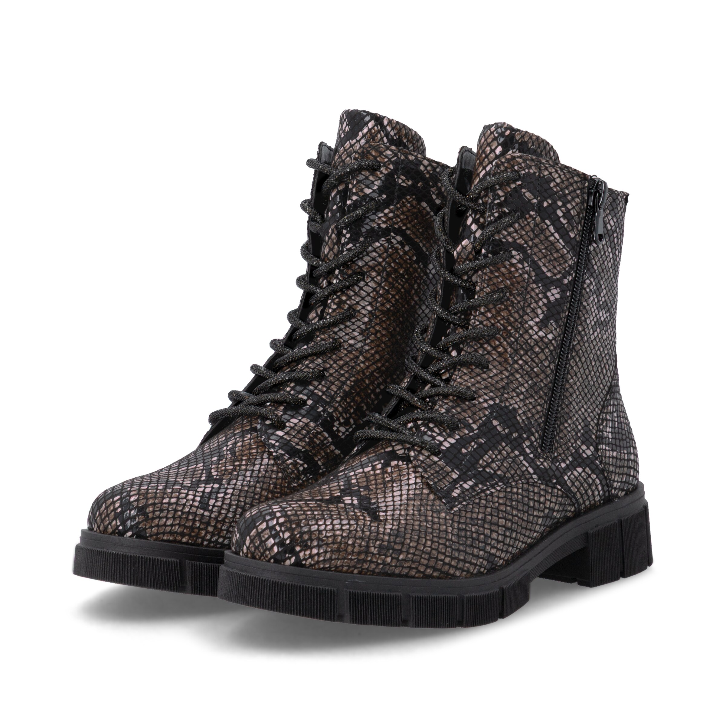 REMONTE Schnürstiefelette in Braun