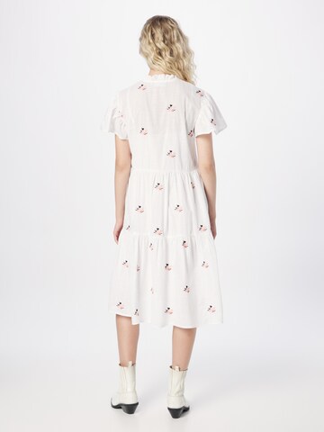 Robe 'lvyne' MSCH COPENHAGEN en blanc