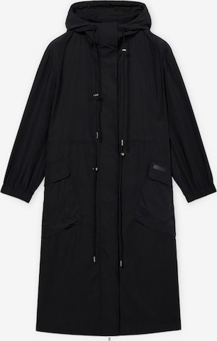 Manteau d’hiver Trussardi en noir : devant