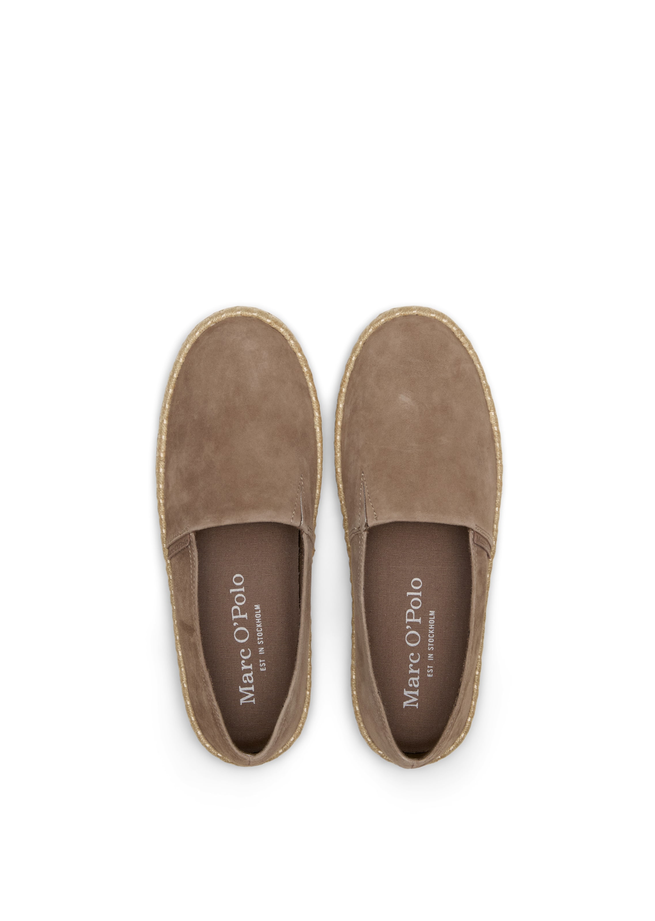 Marc O'Polo Espadrilles 'Jerry' in Brown: top